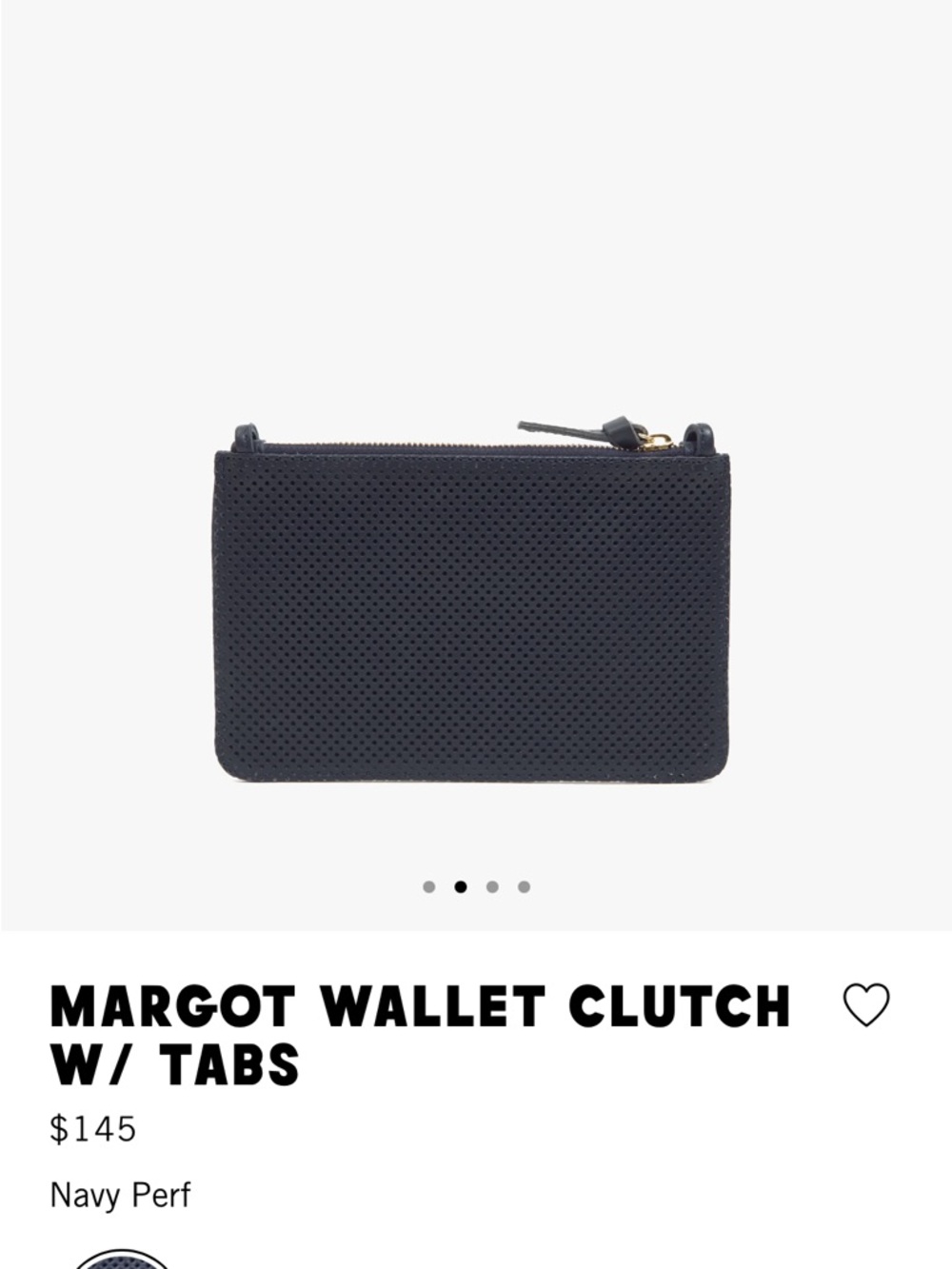NWOT Margot Wallet Clutch w/ Tabs